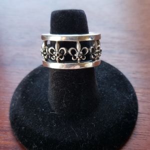 Sterling 925 silver w/ diamond chips